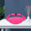 Pink justerbar mavetaske med 1 stk. 5