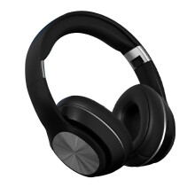 Bluetooth 5.3 Over-Ear Hörlurar Svarta Vikbara