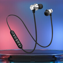 Trådlösa Bluetooth 5.0 In-Ear-hörlurar Silver