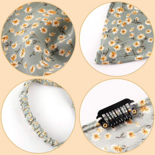 Bandane floreali da donna stile boho margherite6 pezzi 1