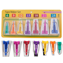Bias Tape Maker Tool Set Fabric 6–25mm Sewing