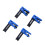 Brake Hose Plugging Clamp Set Universal 4-Piece 1