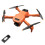 Τηλεκατευθυνόμενο Drone για 10χρονα αγόρια, πορτοκαλί, πτυσσόμενο τετρακόπτερο 1