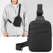 Crossbody kabelka čierna malá sling kabelka pre mužov aj ženy