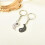 Sun and Moon Keychain Set Yin Yang 2 pcs 2