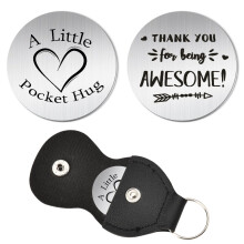 Pocket Hug Keychain Thank You Gift for Employees Teachers