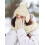 Women's Winter Hat Scarf Gloves Set 3-Piece 6