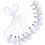 Kids' White Plastic Tooth Holder Necklace Compact 1