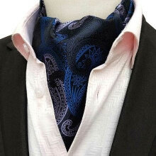 Men's Ascot Scarf Paisley Pattern Wedding Tie