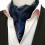 Men's Ascot Scarf Paisley Pattern Wedding Tie 1