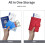 RFID Blocking Leather Passport Holder with Credit Card 3