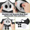 CAMP M Plus Dust Mask Reusable with 6 Activated Carbon 6