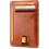 PUMIER Slim RFID-Blocking Leather Wallet Cross Black 1