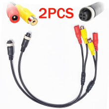 4 Pin Female to RCA Adapter Cable for Car Backup Camera
