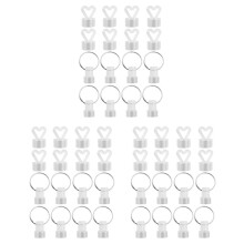 48-Delige Ballongewichten voor Helium, Ballongewichten, Ballongewichten voor Heliumballonnen, Plastic Set voor Bruiloft, Verjaardag