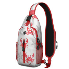 Crab Marine Crossbody Sling Bag Unisex 1er-Pack