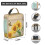 Isolierte Lunchtasche mit Sonnenblumenmuster, 12 l 2
