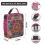 Mandala Psychedelic Lunchtasche, isoliert und strapazierfähig 2