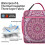 Sac isotherme réutilisable Mandala psychédélique pour le déjeuner 4