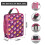 Sac isotherme pour déjeuner motif hérisson (1 pièce) 2