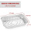 Fettuppsamlingsfack kompatibla med Weber-grillar, 30-pack 4
