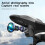 Avion télécommandé avec caméra HD, lumières LED, 3