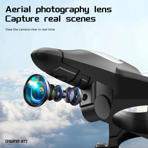 Avion télécommandé avec caméra HD, lumières LED, 2