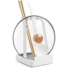 Stainless Steel Spoon Rest and Lid Holder with Drip Tray