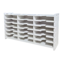 Portatimbri portatile da parete con 18/36/51/60 slot
