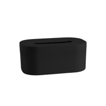 Κουτί για χαρτομάντιλα μαύρο πλαστικό 8,2" x 5,1" x 3,5"