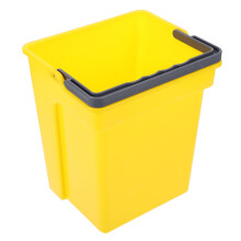 Seau de nettoyage avec poignées, jaune, grand format 12 L