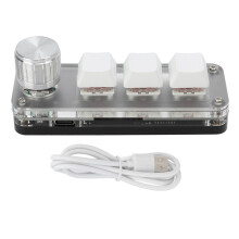 Mini Shortcut Keypad RGB Backlight 3-Key Programmable