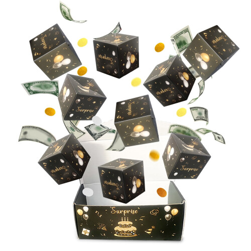 Pop-up presentask med konfetti, 20-pack