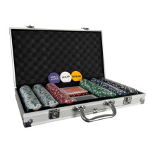 Oypla Poker Set - 300 Piece Texas Hold Em Complete With Casino Style Case