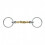 Shires Brass Waterford Horse Loose Ring Snaffle Bit 1