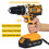 (2 Battery) Electric Cordless Drill Combi Driver 25+3 Torgue Options 5