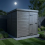 7x10 Pent Composite Shed Tanalised (Single Door, No Windows) 3