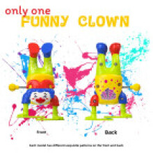 (Style B)Kids Mechanical Puzzle Clown Wind Up Toy For Developing Skills Learning And