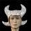 Latex-Maske eines Teufels mit vier Ecken 1