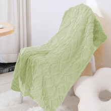 Wool Shawl Blanket Fleece Throw 100x70cm
