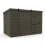 10x7 Pent Composite Shed Tanalised (Single Door, No Windows) 2
