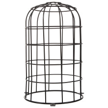 Iron Wire Lampshade Frame Pendant Light Black