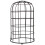 Iron Wire Lampshade Frame Pendant Light Black 1