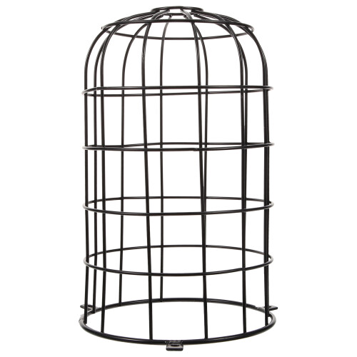 Iron Wire Lampshade Frame Pendant Light Black