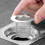 Bathroom Sink Drain Strainer Stainless Steel Short Style 1