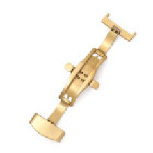(Golden,20mm)Butterfly Buckle Watch Accessorie Double Buckle Stainless Steel Durable Tool