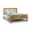 Amsterdam Solid Oak High Footend 150cm Kingsiz Bed 3