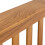 Amsterdam Solid Oak High Footend 150cm Kingsiz Bed 9