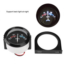 Car Ammeter Voltmeter 2 Inch 52mm 60-0-60A