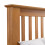 Amsterdam Solid Oak High Footend 150cm Kingsiz Bed 10